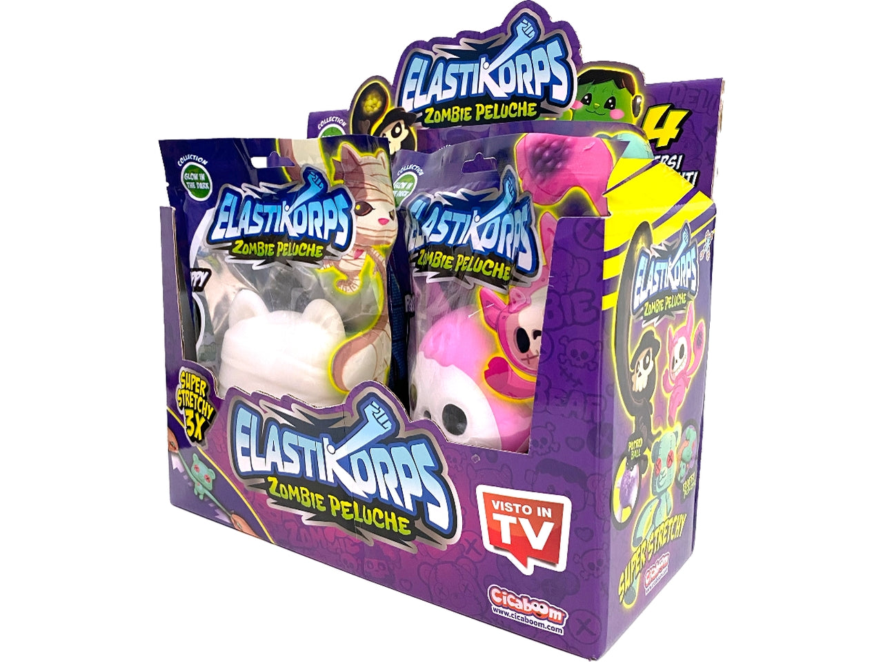 Elastikorps zombie peluche normal sizenormal size 14cm flowpack