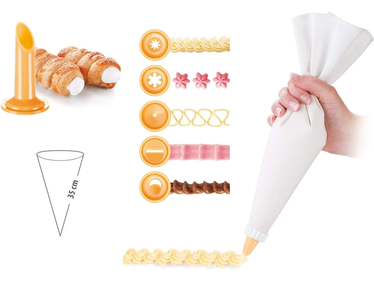 Sac à Poche Tessuto con 6 Beccucci 35 cm Tescoma Delicia
