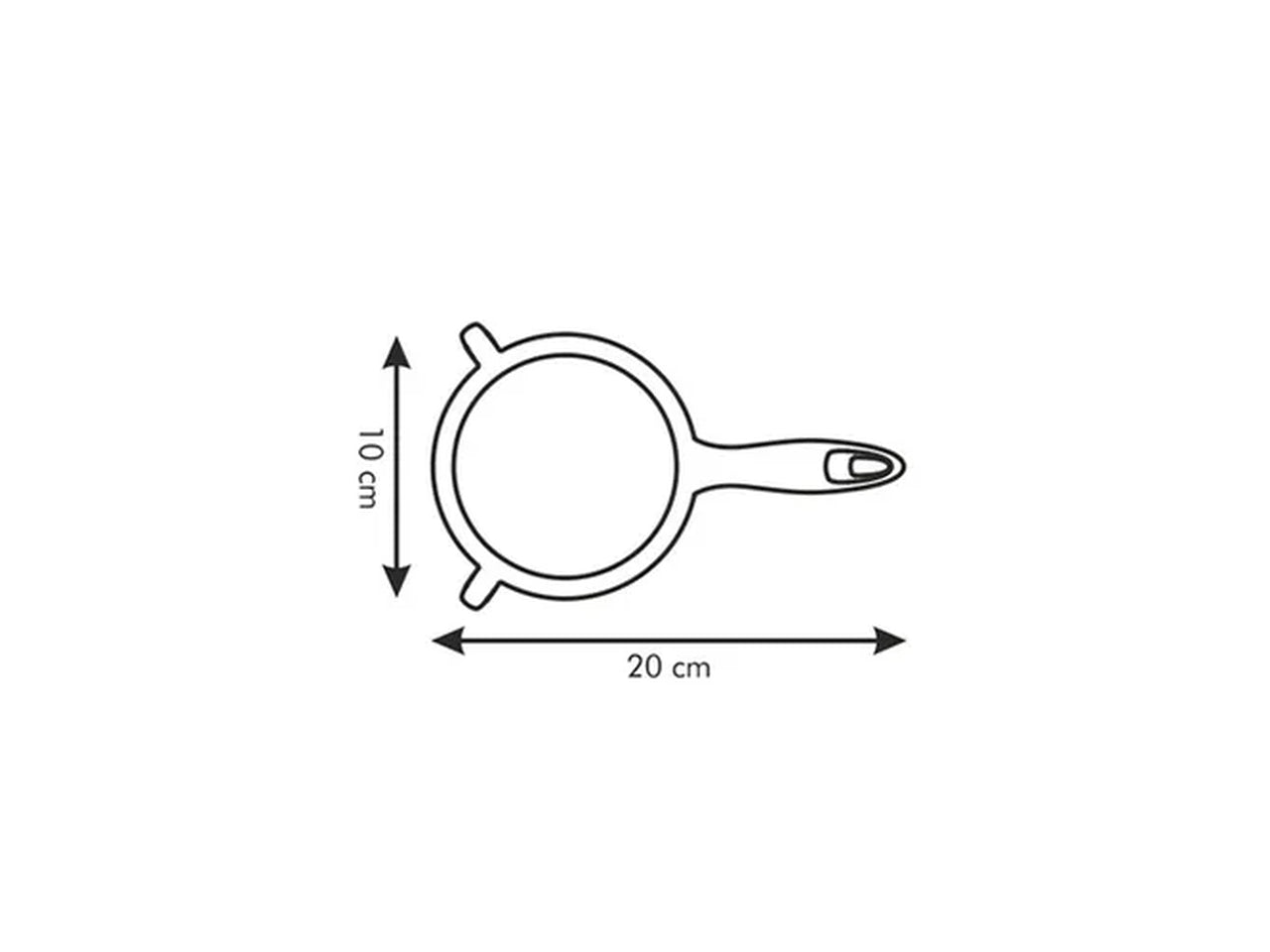 Colino in plastica e acciaio inox 10 cm Tescoma