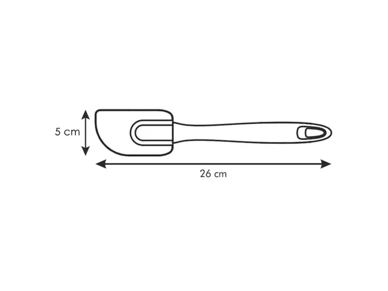 Spatola in silicone 26 cm Tescoma Presto