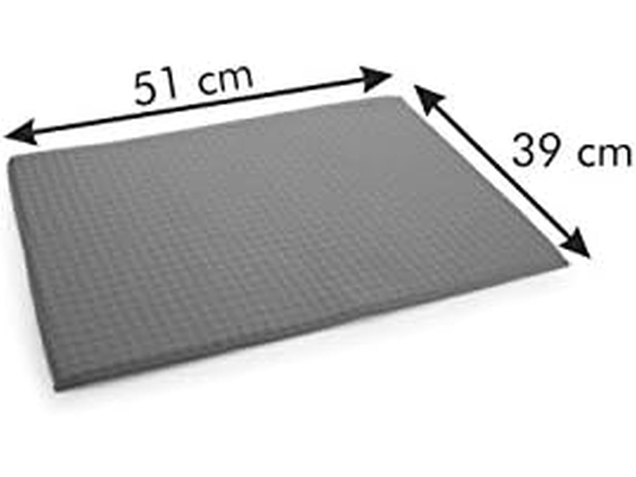 Tappetino scola stoviglie Tescoma Presto in microfibra grigio 51x39 cm
