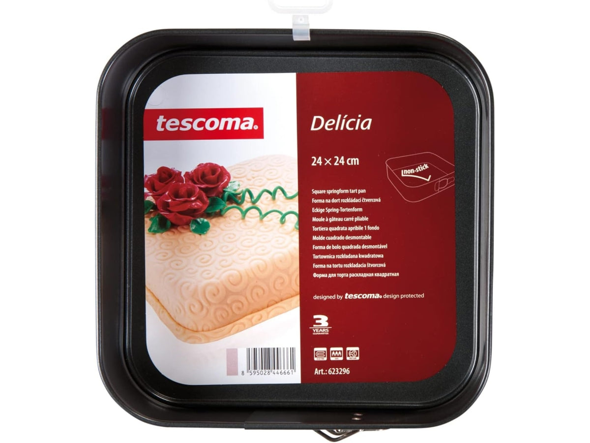 Tortiera quadrata apribile 24 cm Tescoma Delicia