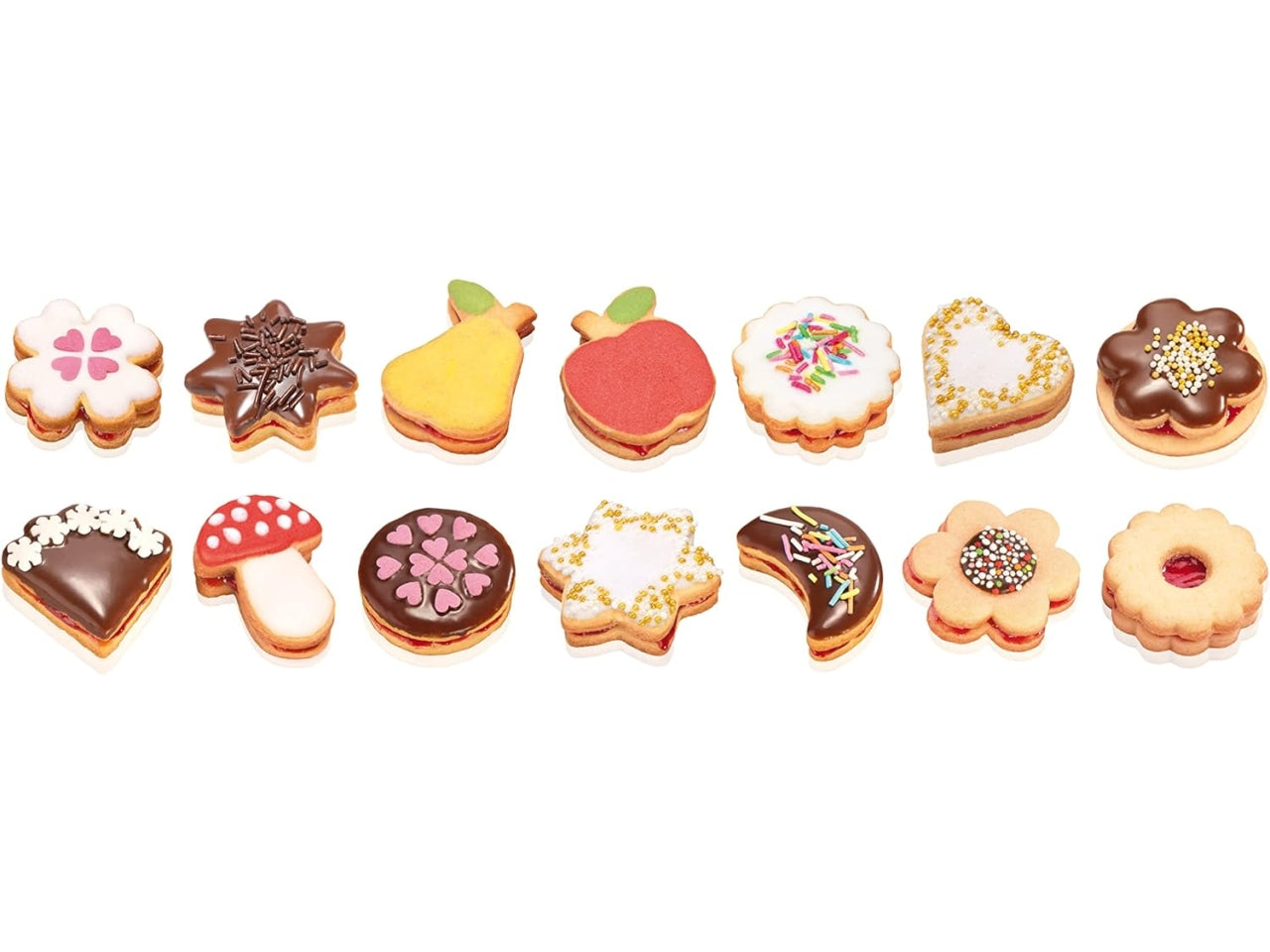 Tagliabiscotti Tradizionali di 4 e 5 cm 13 pezzi Tescoma Delicia