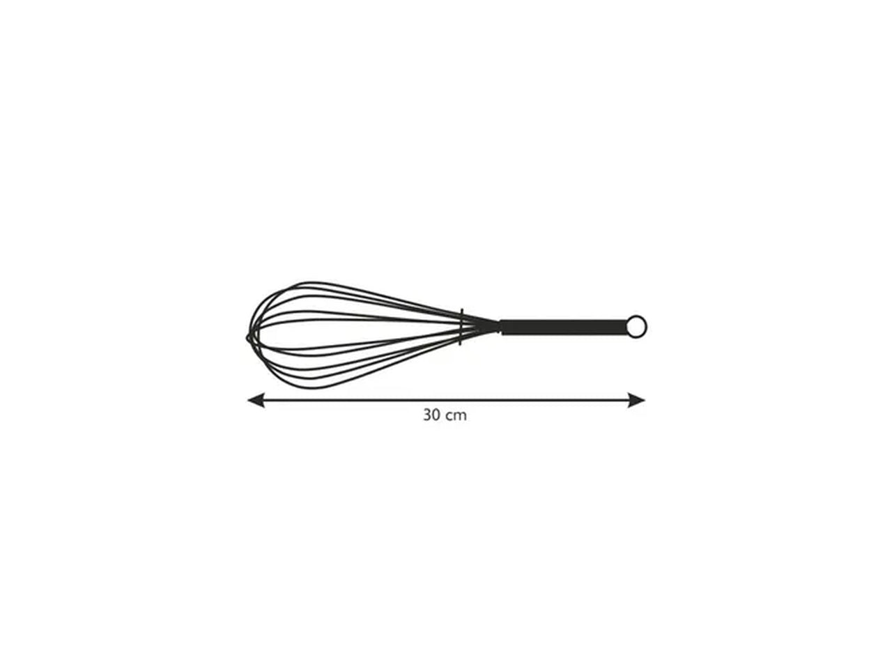 Frusta con manico a filo in acciaio inox 30 cm Tescoma Delicia