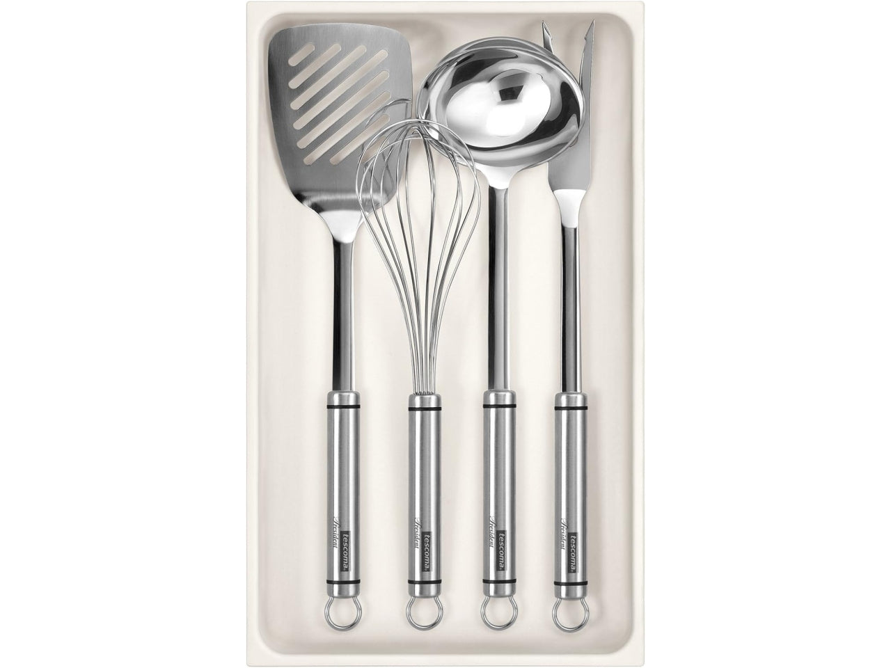 Porta utensili Tescoma FlexiSpace bianco in plastica 37x22 cm