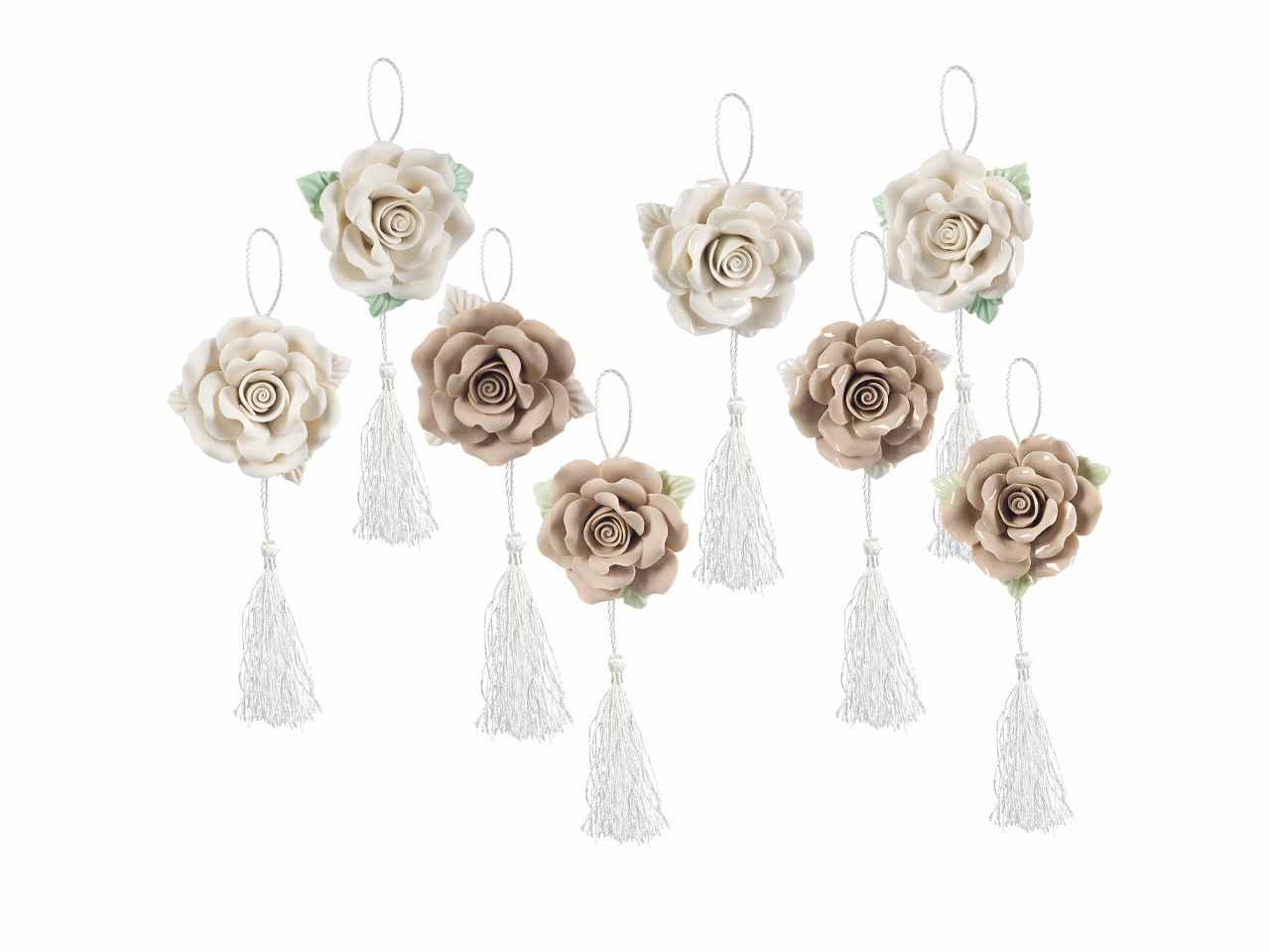 Rosa c/calamita e nappa 5x3.5cm jm10158