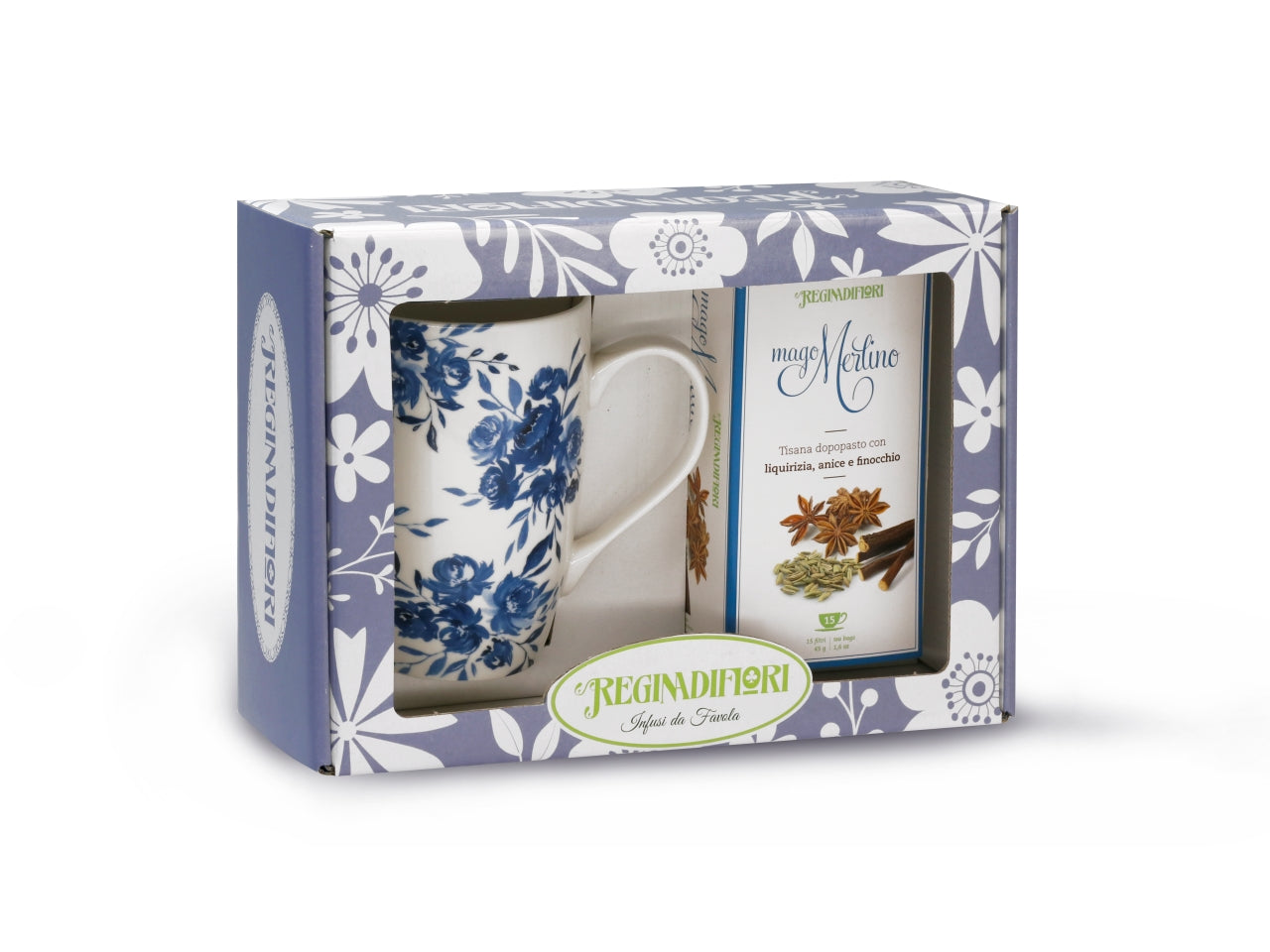 Tisane mago merlino 12 filtri con tazza