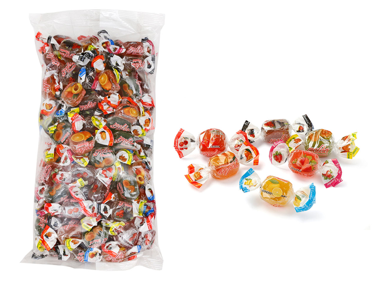 Gelatine assortite alla frutta vicentini