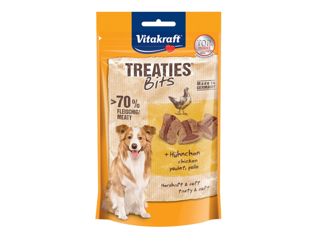 Treaties con pollo bacon style 120gr snacks per cani