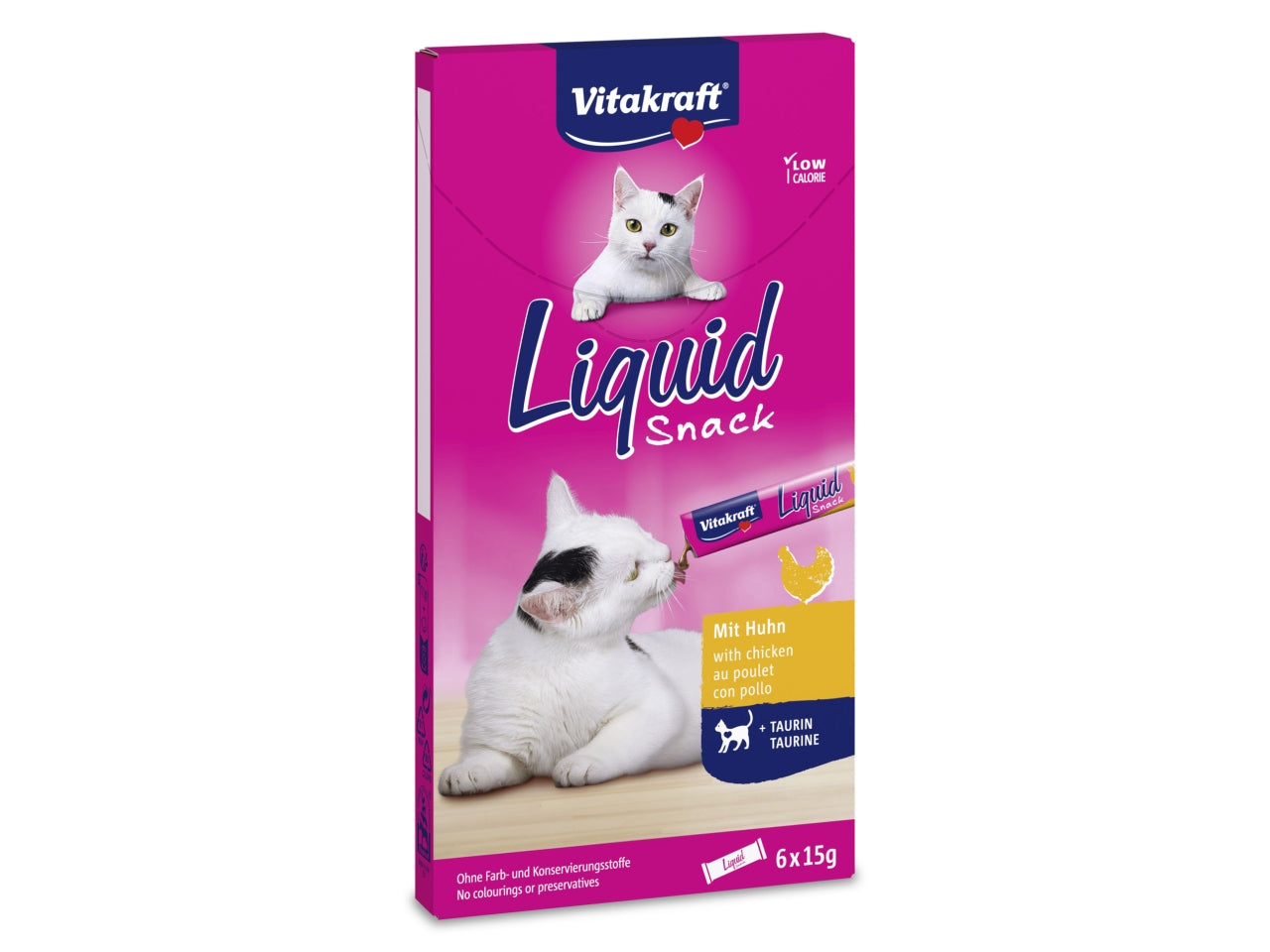 Cat liquid-snack con taurina 90gr snacks per gatti