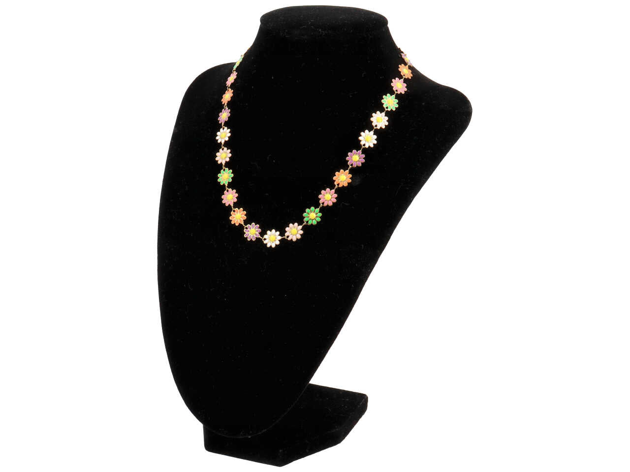 Collana margherite m.color oro