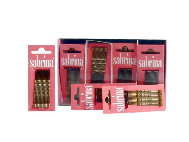 Fermagli per capelli 7cm castani