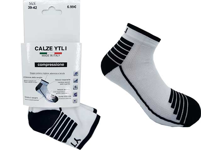 Calzino compressione tg.35-46 z3636