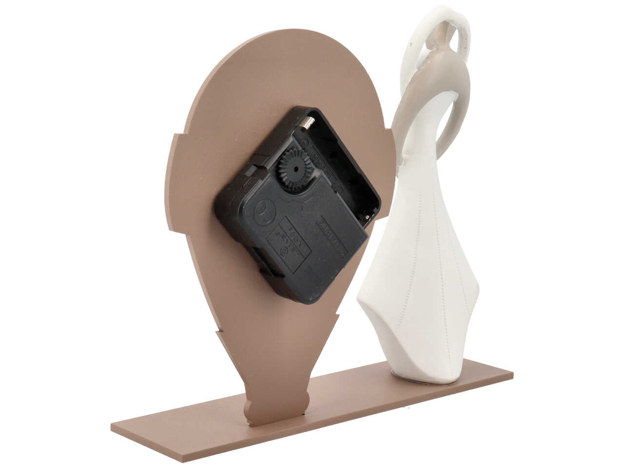 Orologio mongolfiera sposi strass fango