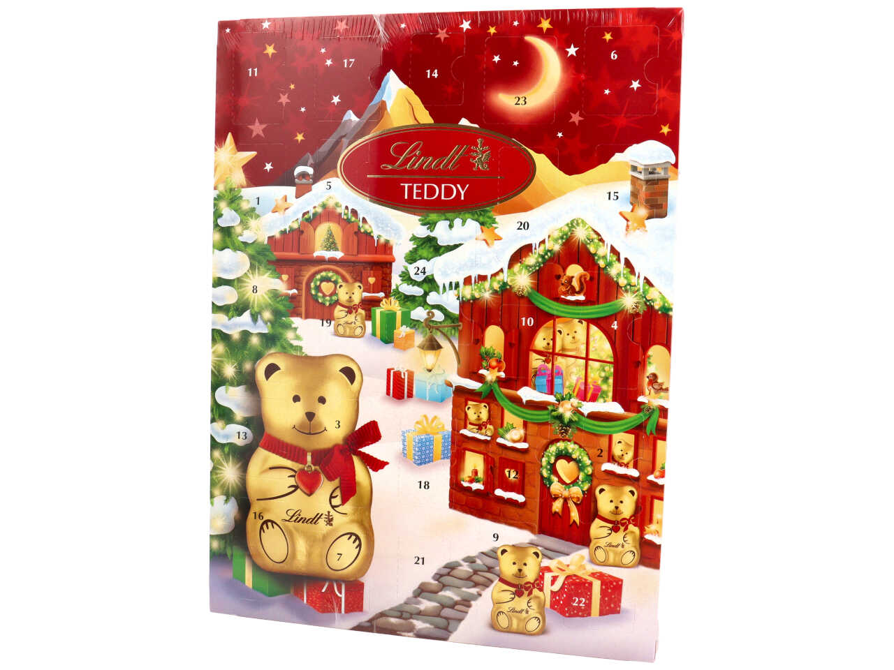 Lindt calendario dell'avvento di teddy da 170gr