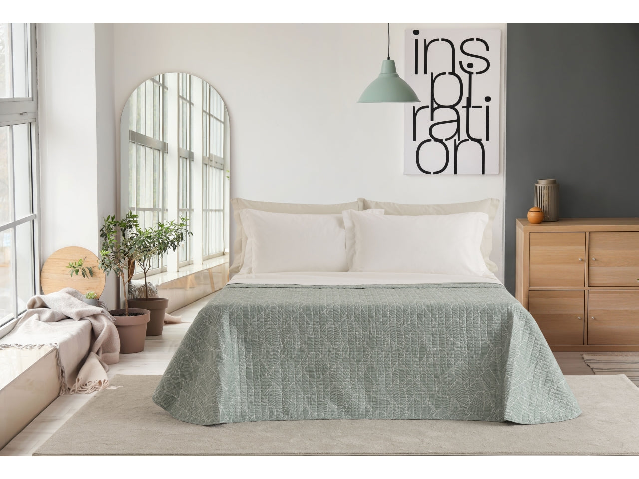 Kya quilt stampato per letto a 2 piazze tiffany