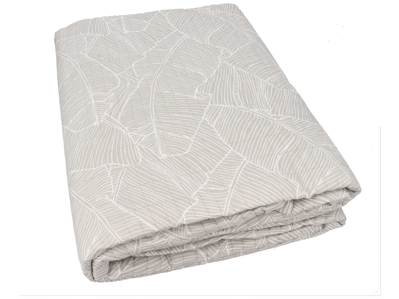 Kya quilt stampato per letto a 2 piazze tortora