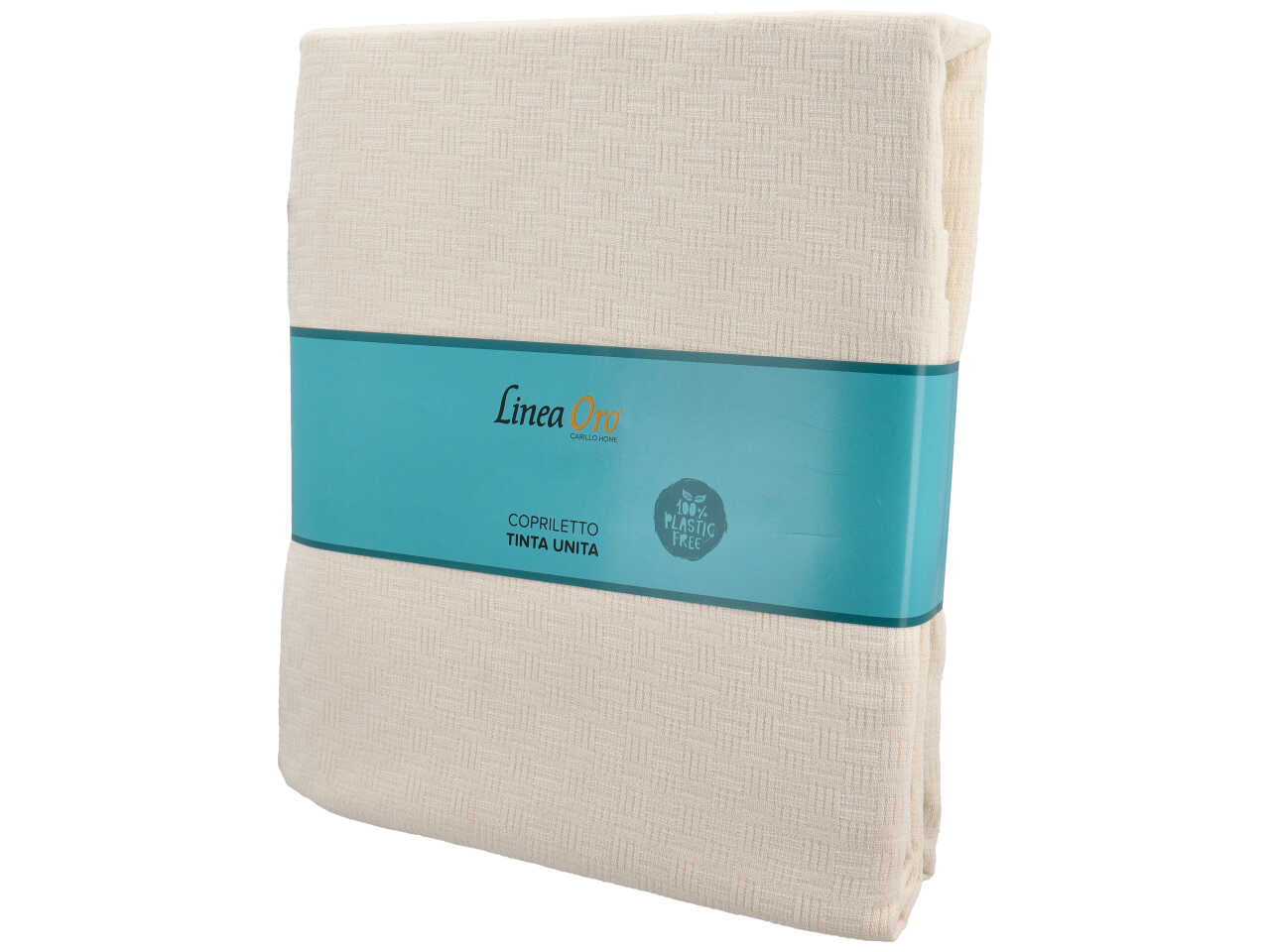 Leida copriletto per letto a 2 piazze panna
