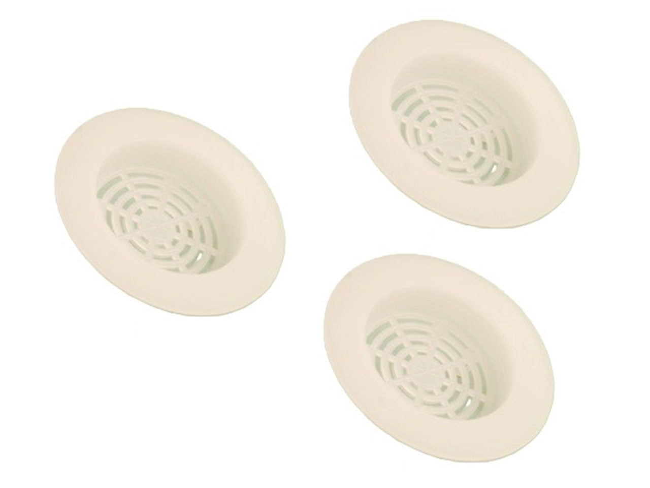 Filtri per lavandino d.52 in materiale termoplastico la busta contiene 3 pz