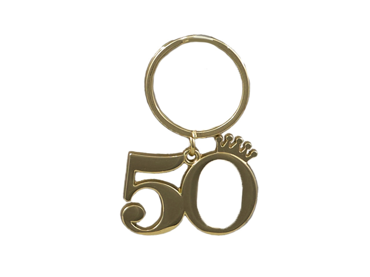 Portachiavi metallo gold 50 4x3 cm