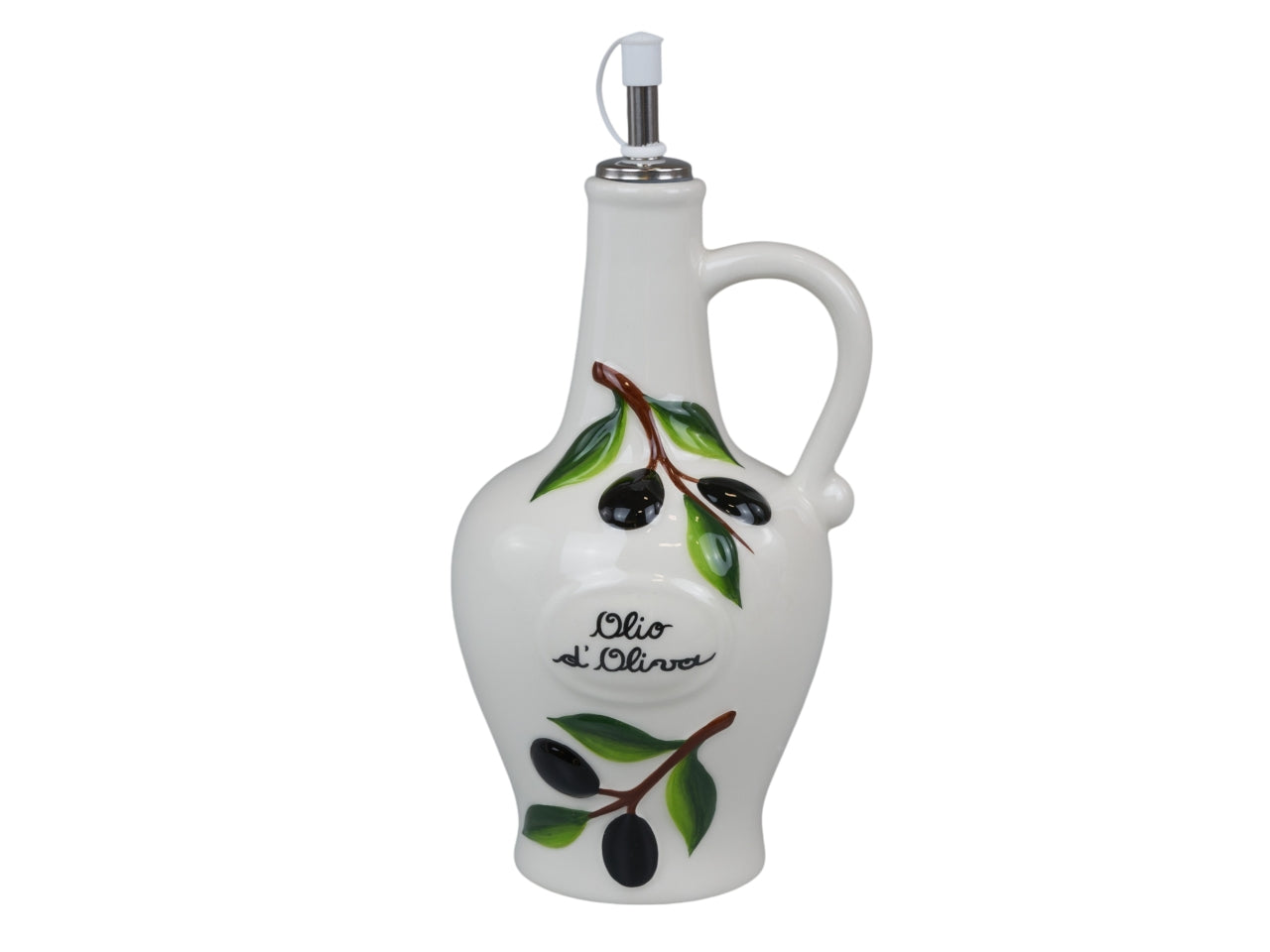 Oliera ramo ulivo tonda grande 12x11x20