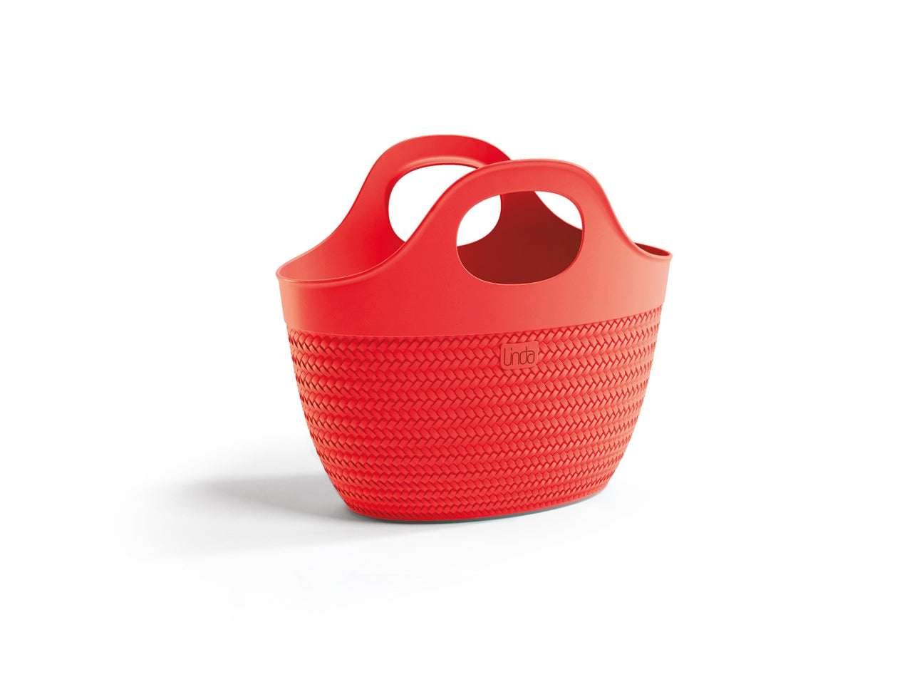 Borsa linda plastica rigida rossa