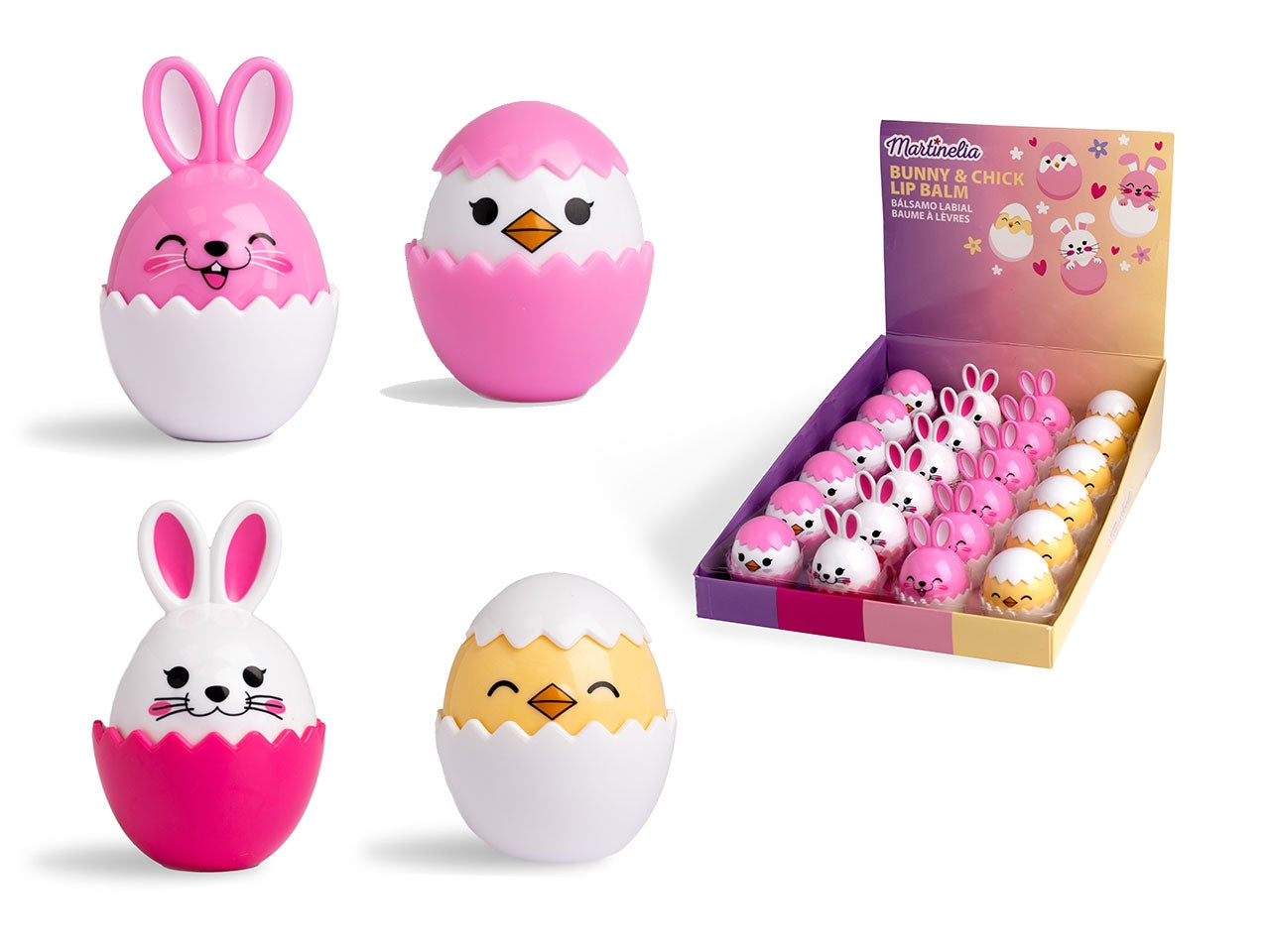 Martinelia bouncy bunny and lovely chick balsamo labbra