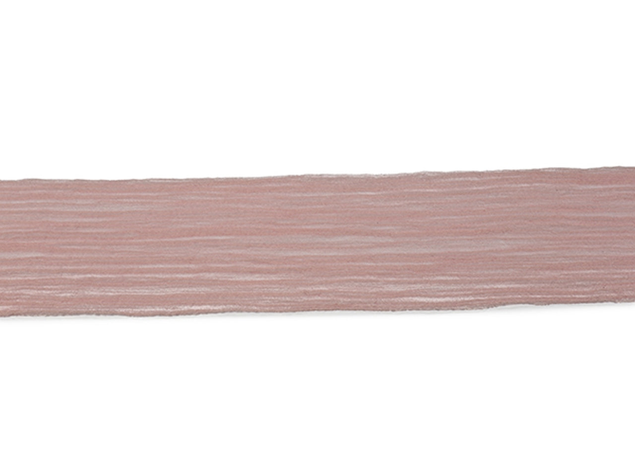 Nastro crinkle chiffon 3,8cm x10mt di colore rosa malva