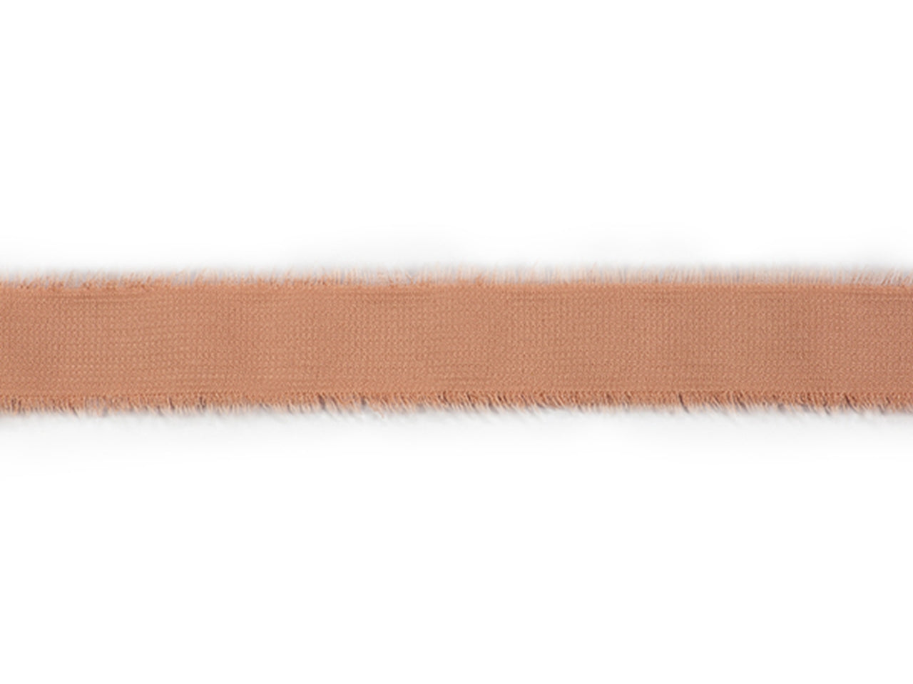 Nastro velluto sfrangiato 2,5cmx15mt cipria