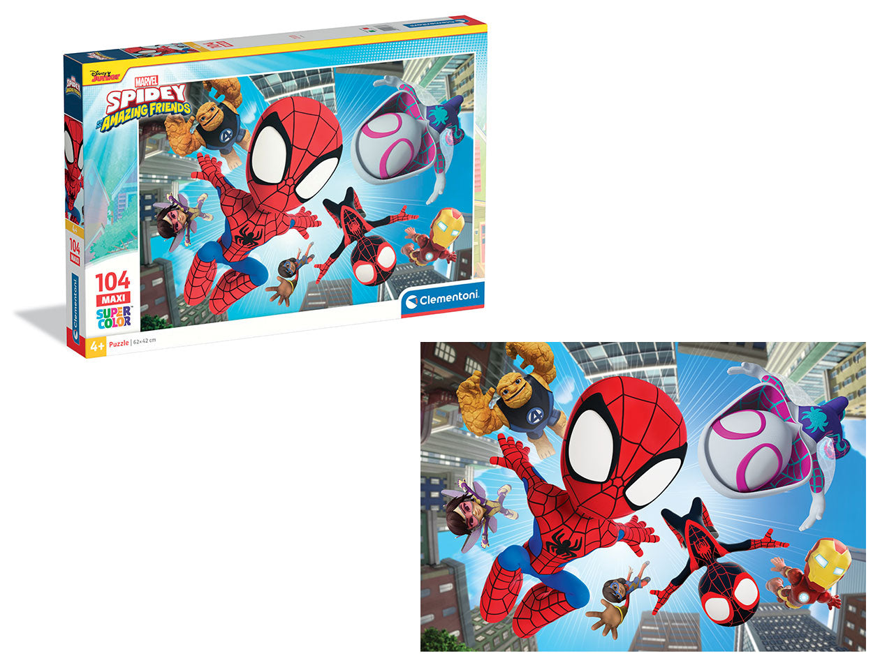 Puzzle da 104 pezzi maxi Spidey