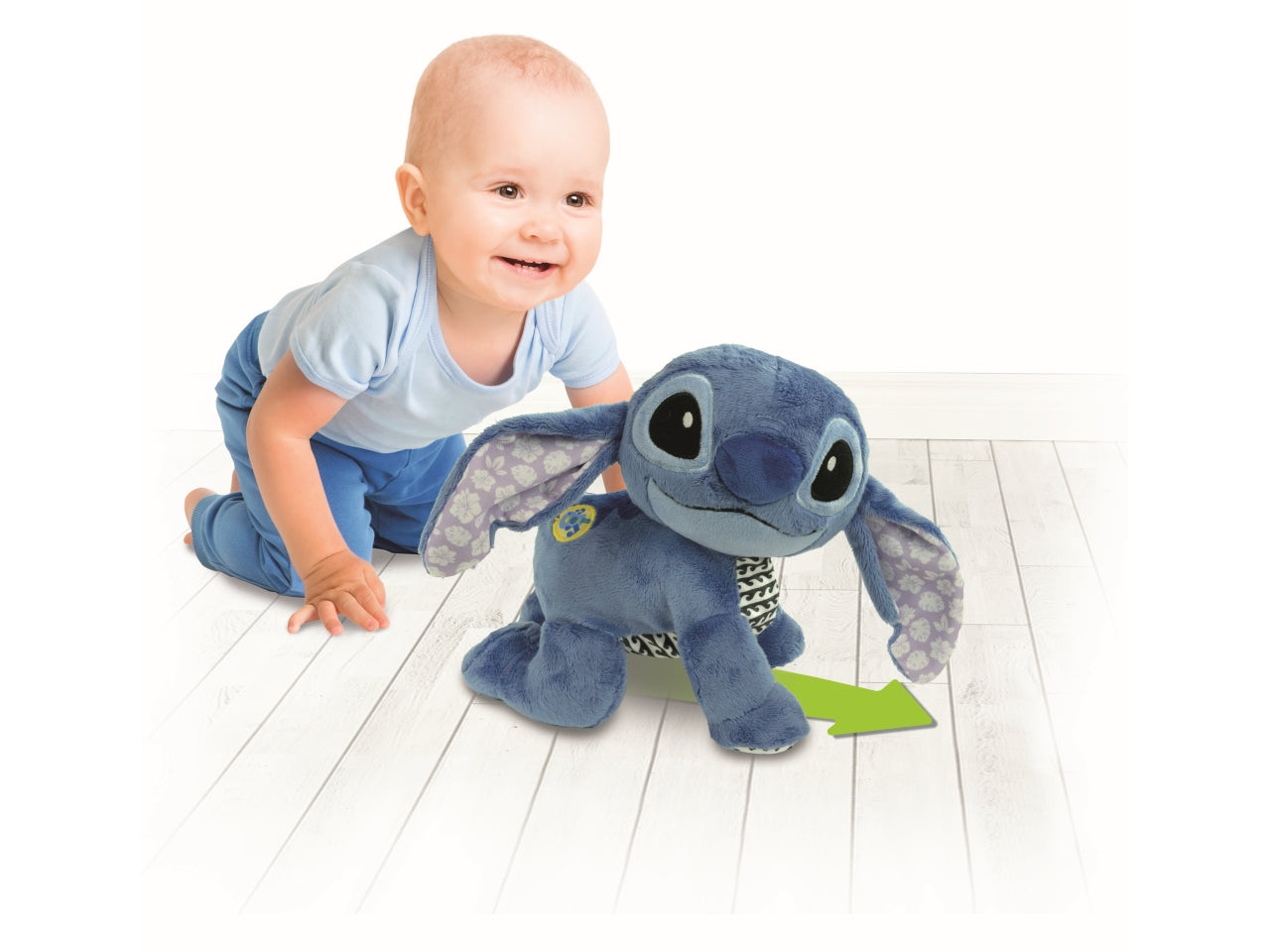 Stitch crawling plush