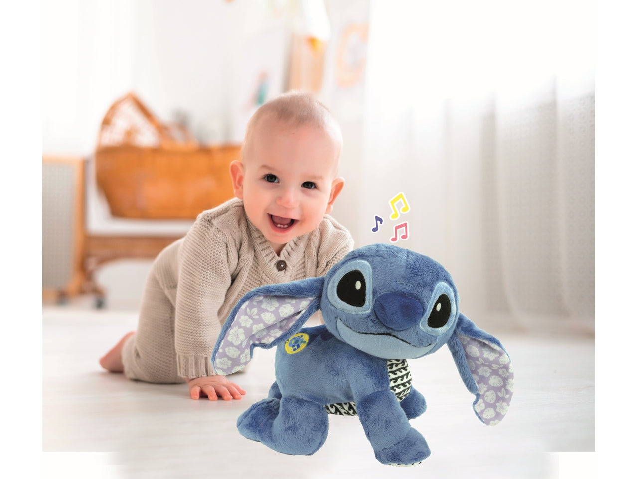 Stitch crawling plush