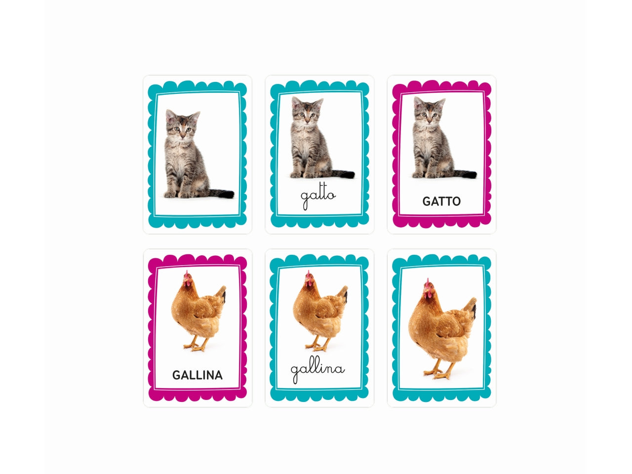 Montessori - flashcard prime parole