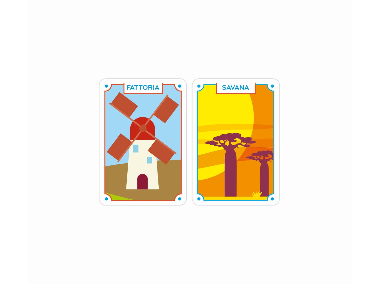 Montessori flash card - il regno degli animali