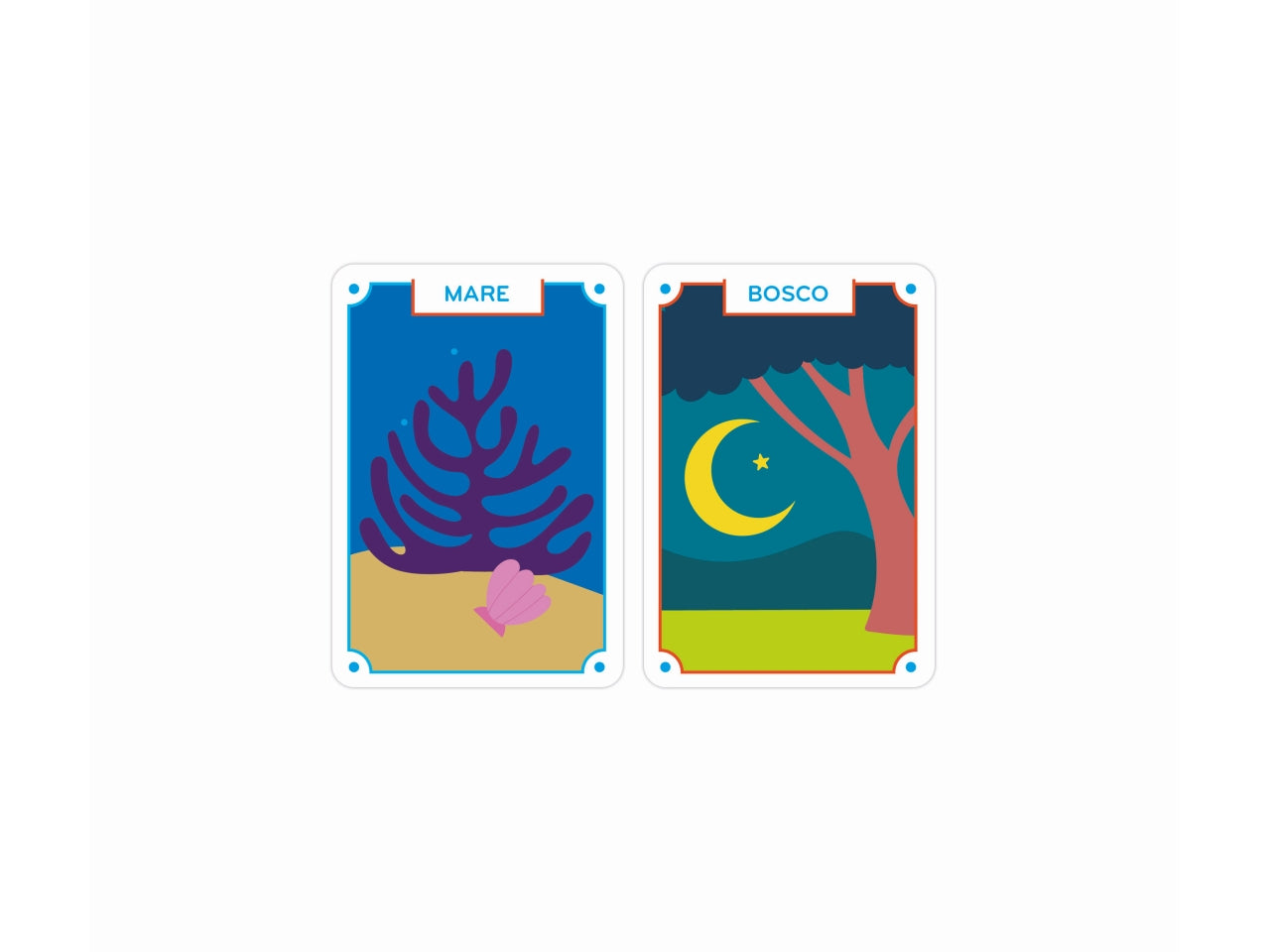 Montessori flash card - il regno degli animali