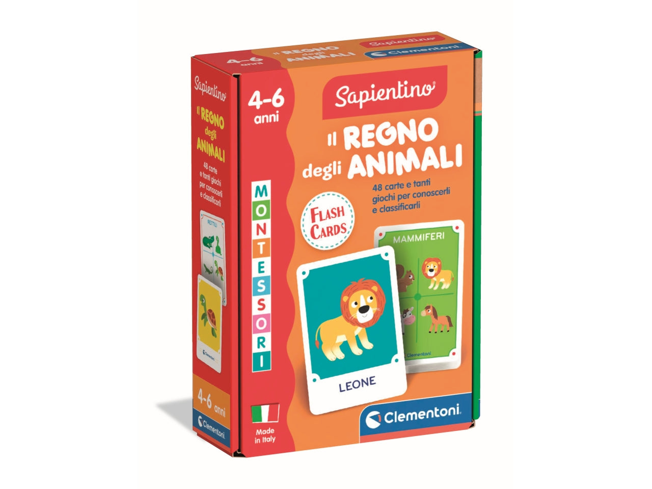 Montessori flash card - il regno degli animali