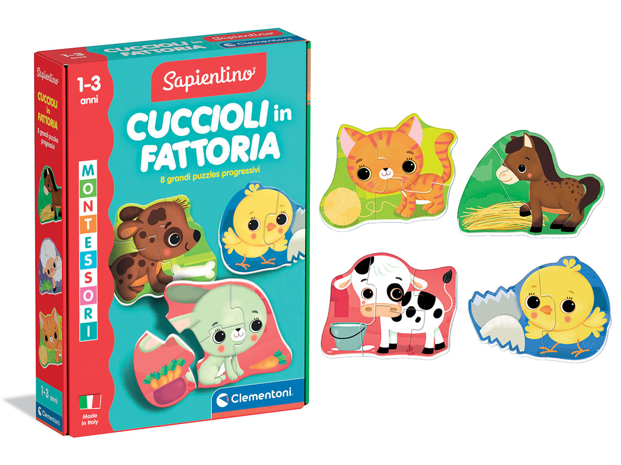 Montessori cuccioli in fattoria