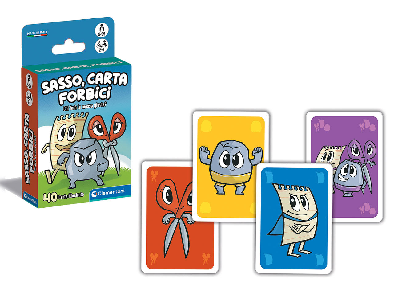 Gioco Carte Sasso, Carta, Forbice