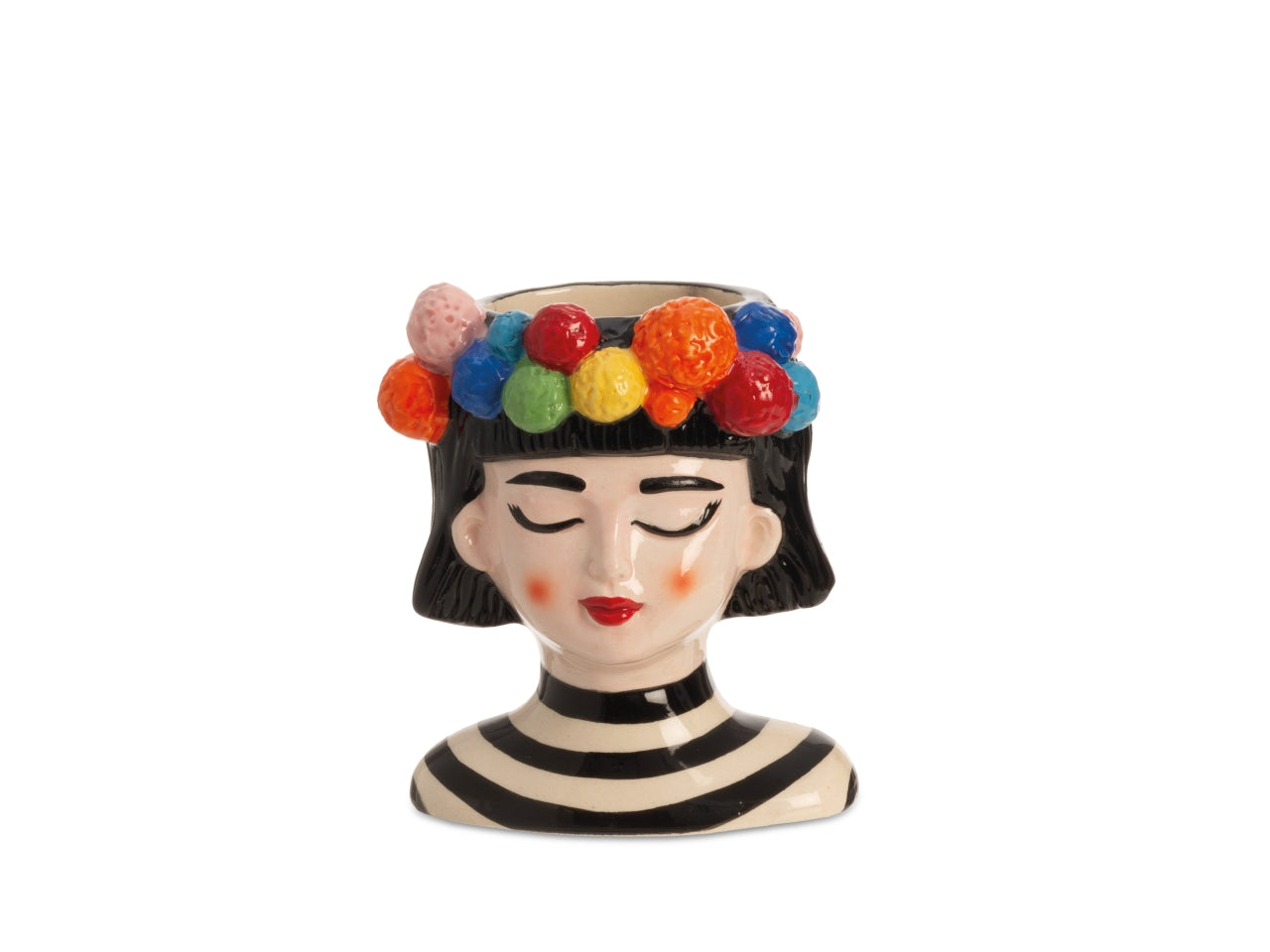 Vaso decorativo mezzo busto donna h.10,1 linea yvonne