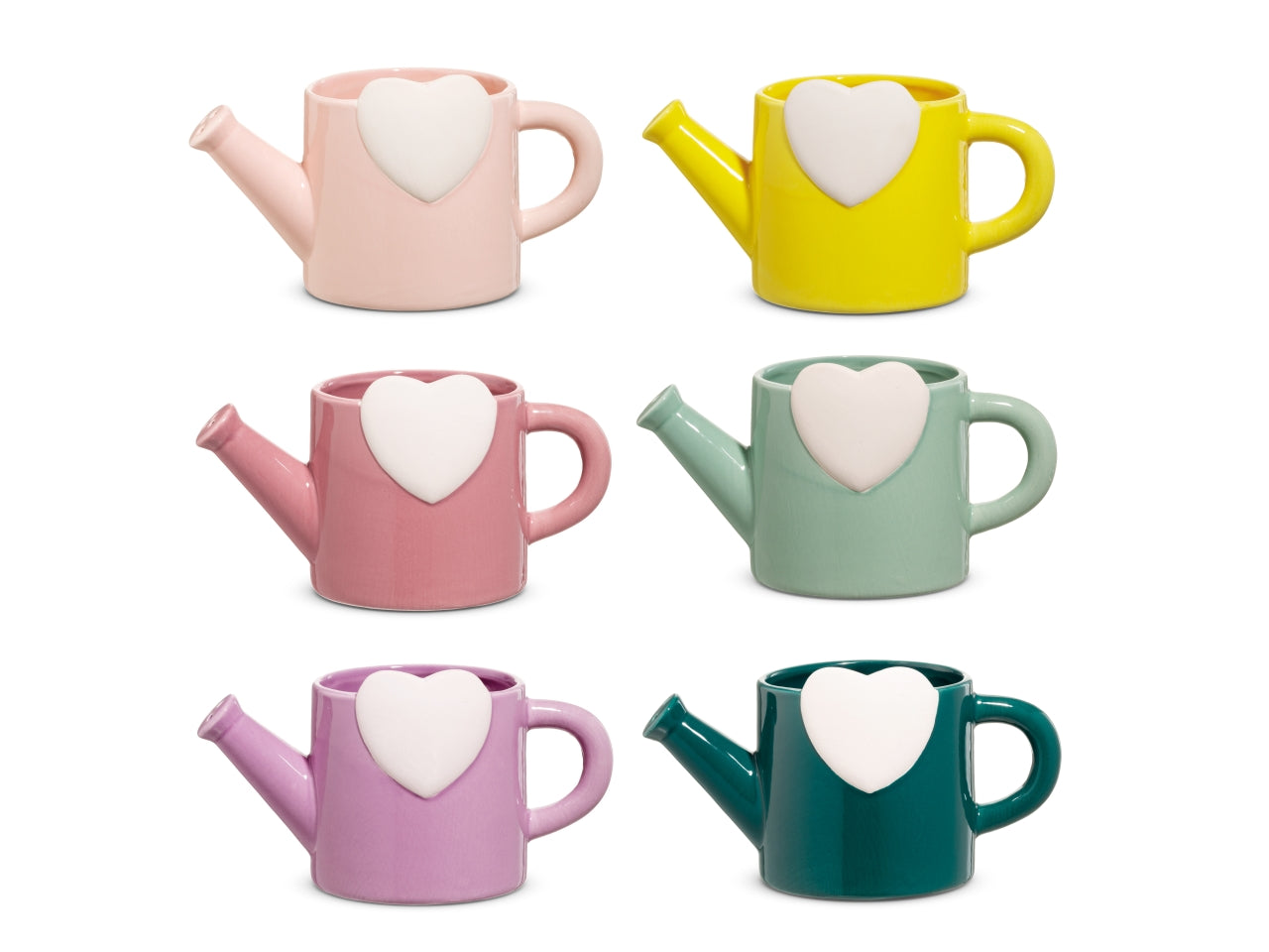 Annaffiatoio h.11,8xd.20,7 cm in colori assortiti