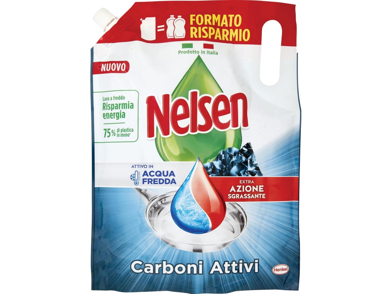 Nelsen piatti carboni attivi busta 1,650l $