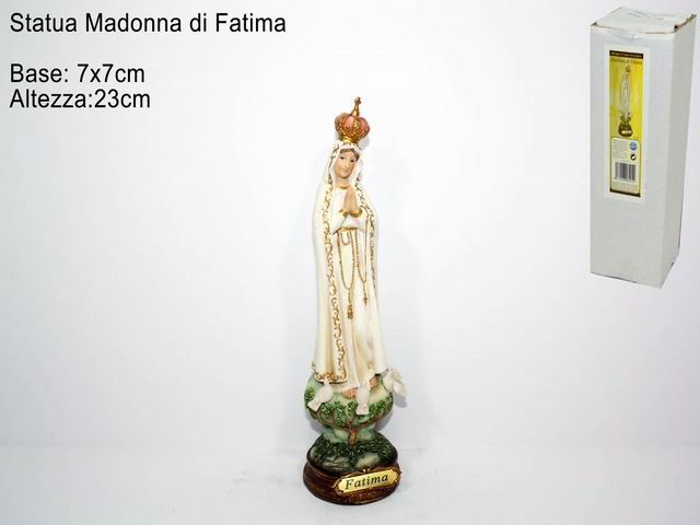 Statua madonna di fatima 23cm