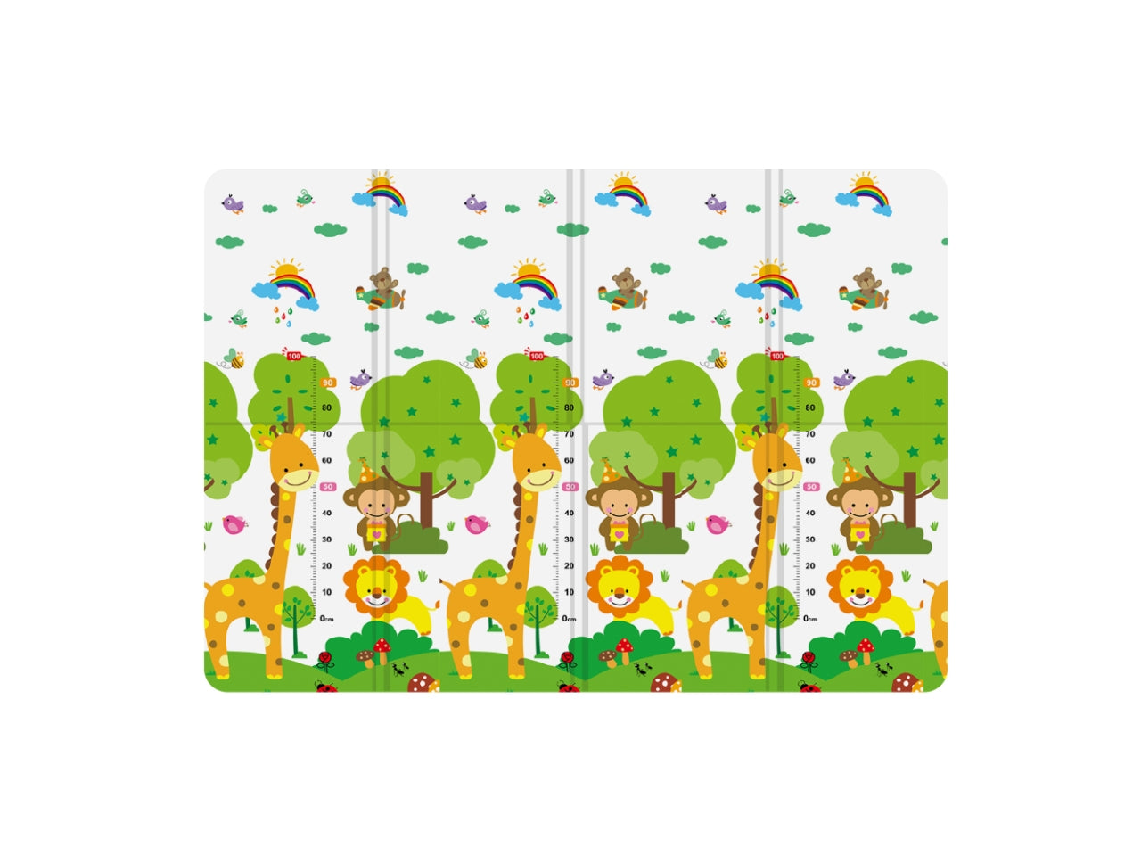 Tappeto pieghevole doppia grafica 150x200cm