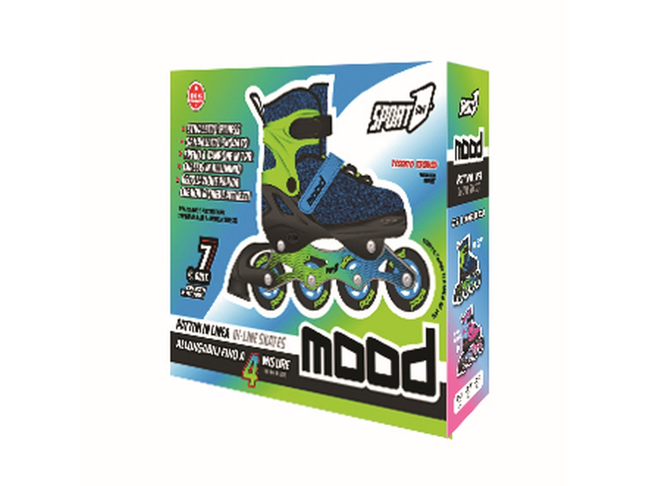 Pattini a rotelle linea mood boy 35-38