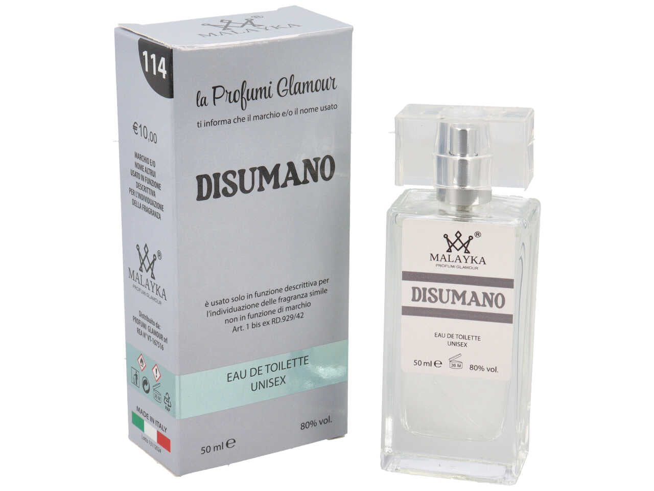 Profumo unisex 50ml disumano