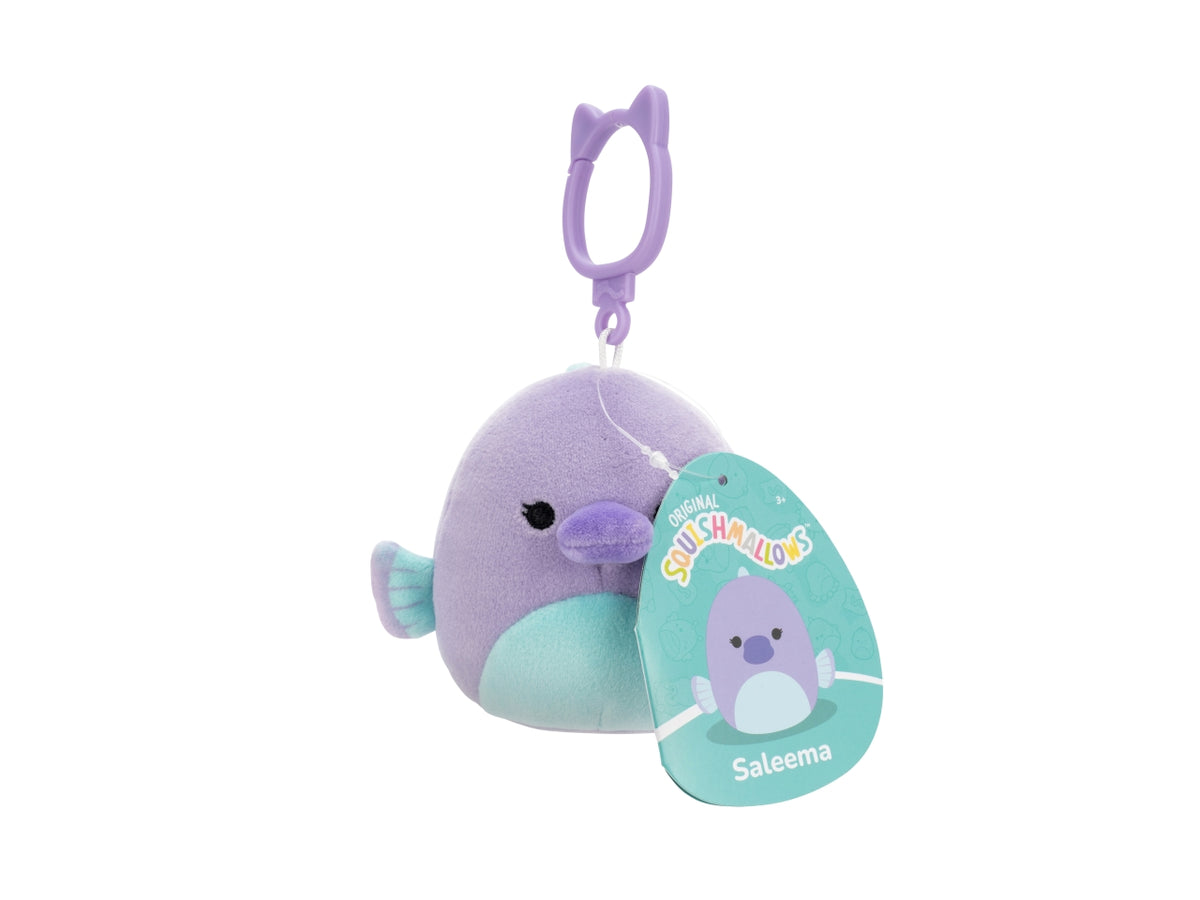 Peluche squishmallows personaggi clip on 10cm