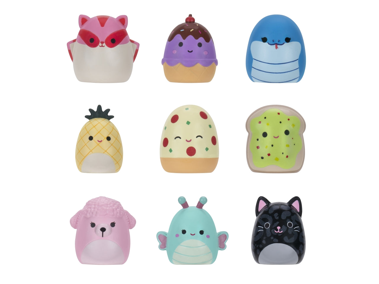 Squish a longs porta-charms con 3 personaggi inclusi assortiti