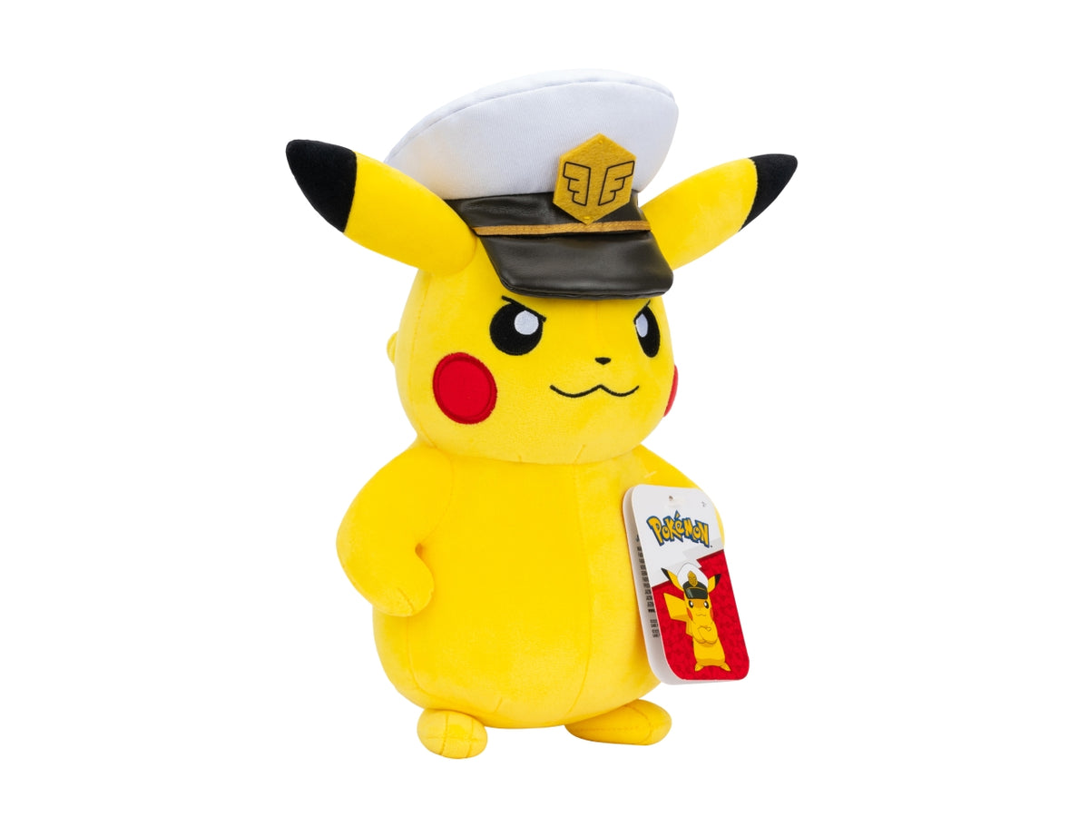 Peluche pokémon capitan pikachu 20cm