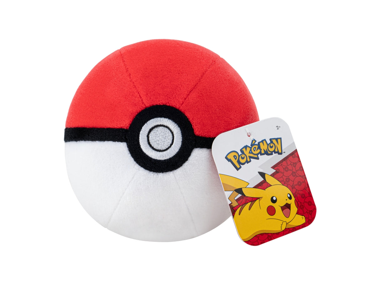 Peluche pokémon 12cm poké ball assortimento