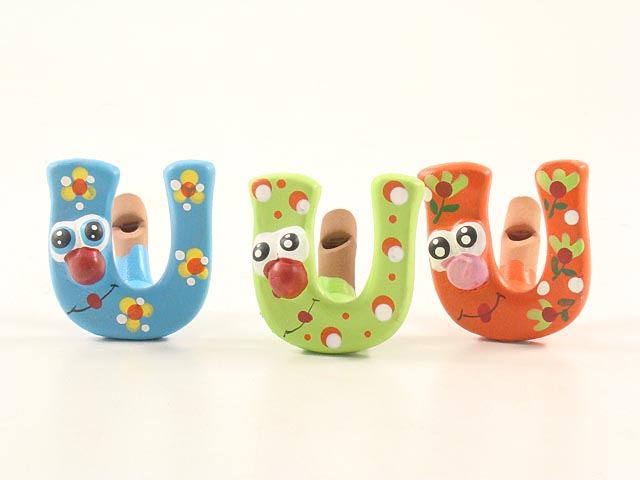 Fischietto lettera u